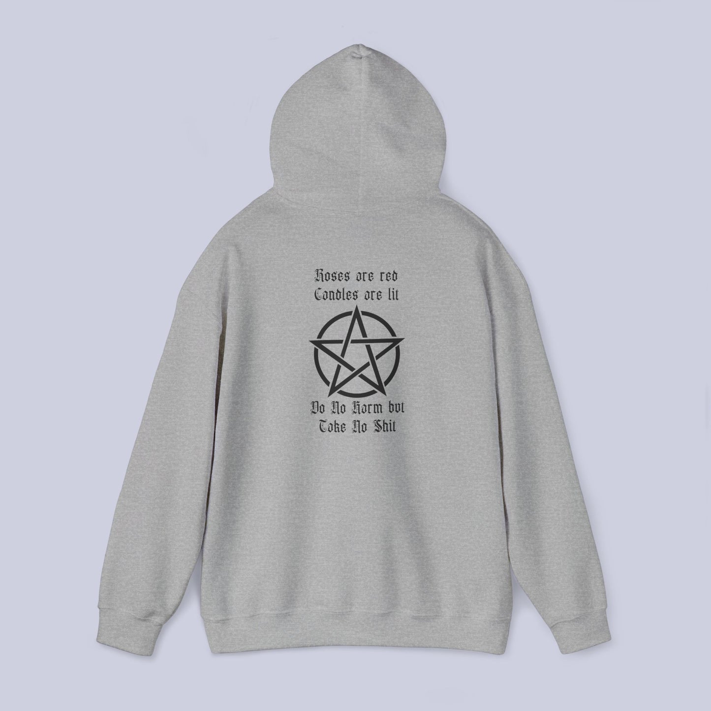 Roses are Red, Candles are Lit Pullover Hoodie