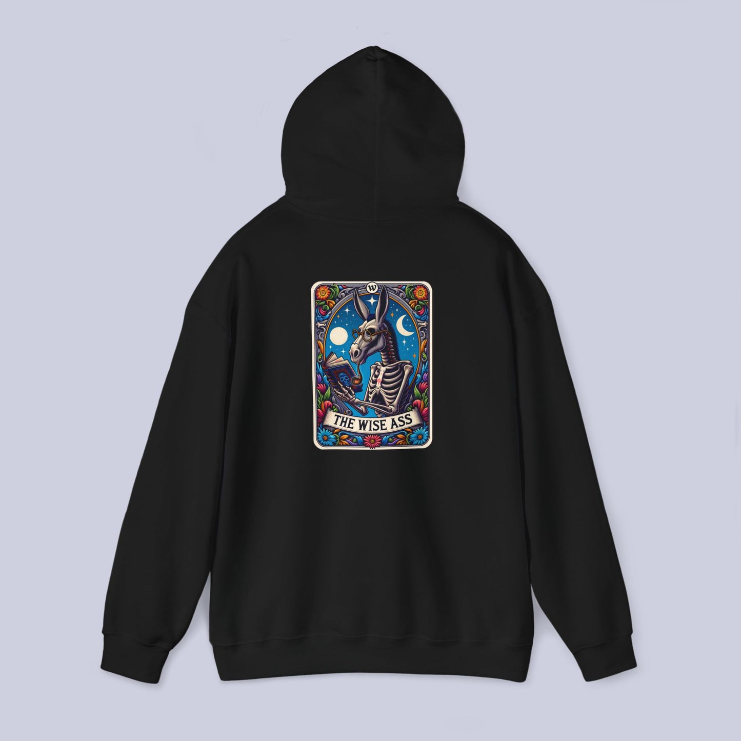 The Wise Ass Tarot Card Pullover Hoodie