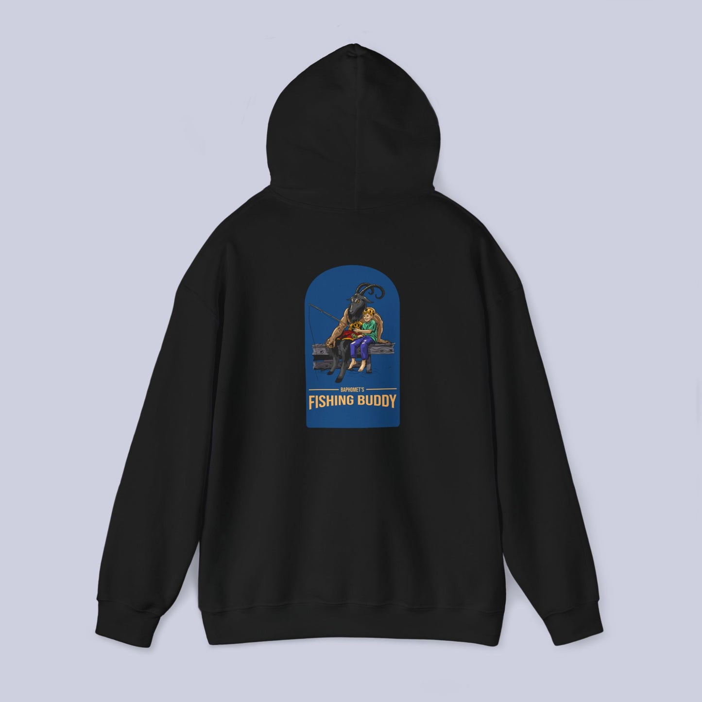 Baphomet's Fishing Buddy Pullover Hoodie