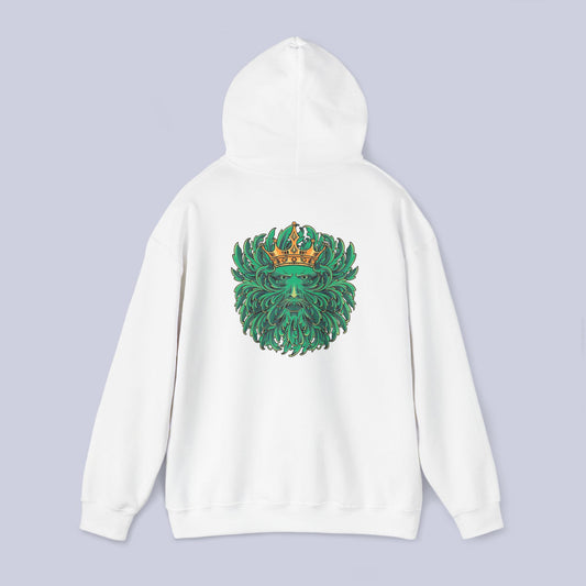 Green Man Pullover Hoodie