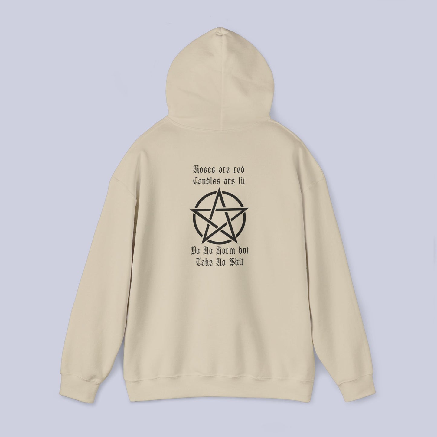 Roses are Red, Candles are Lit Pullover Hoodie