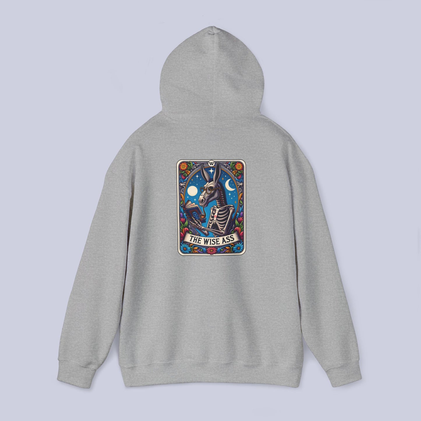 The Wise Ass Tarot Card Pullover Hoodie