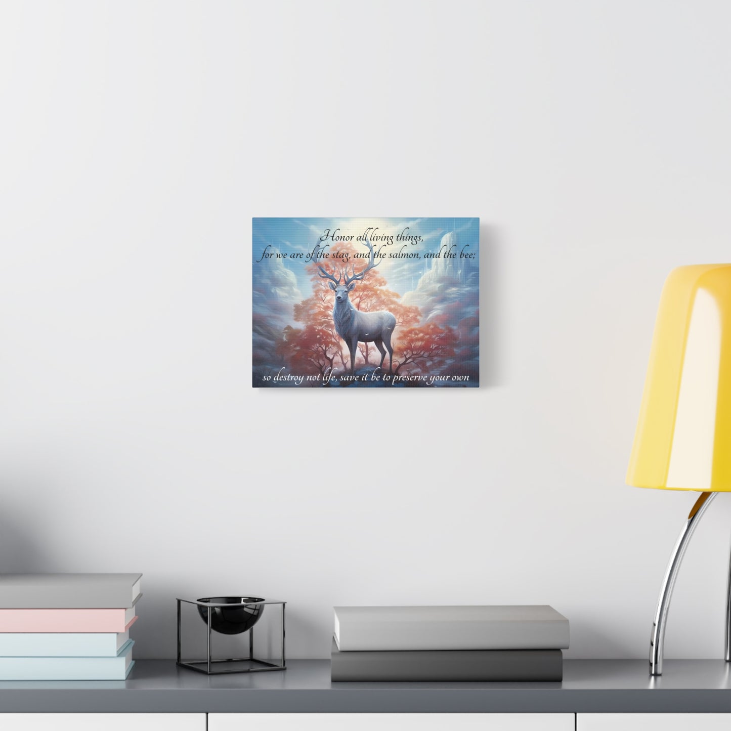 Inspirational Stag Canvas Wall Art