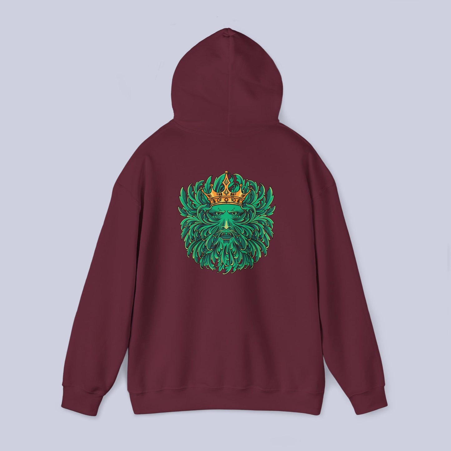 Green Man Pullover Hoodie