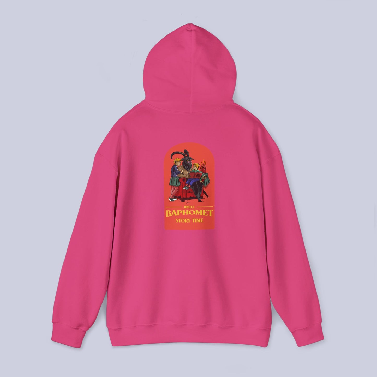 Uncle Baphomet Story Time Pullover Hoodie