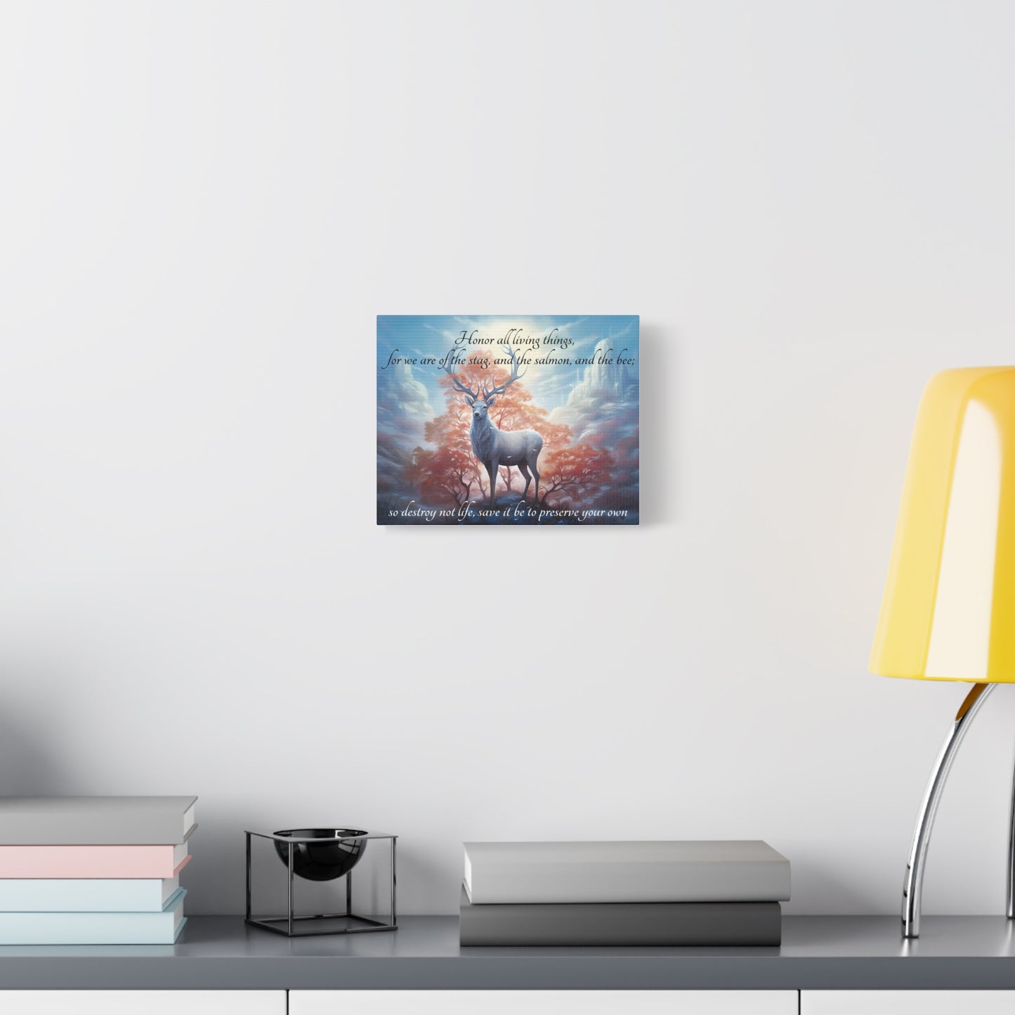 Inspirational Stag Canvas Wall Art