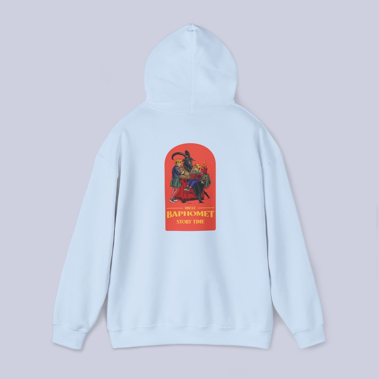 Uncle Baphomet Story Time Pullover Hoodie