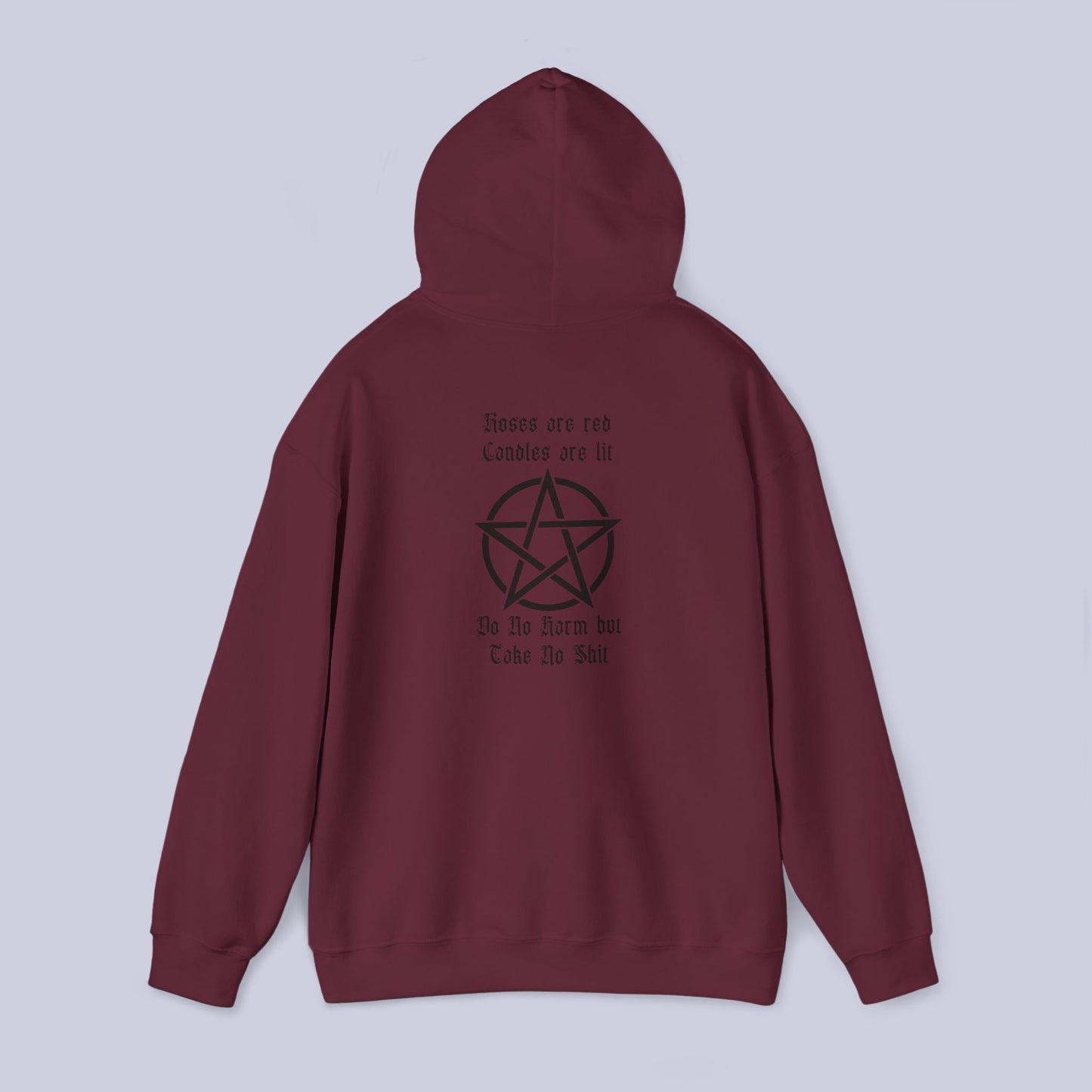 Roses are Red, Candles are Lit Pullover Hoodie