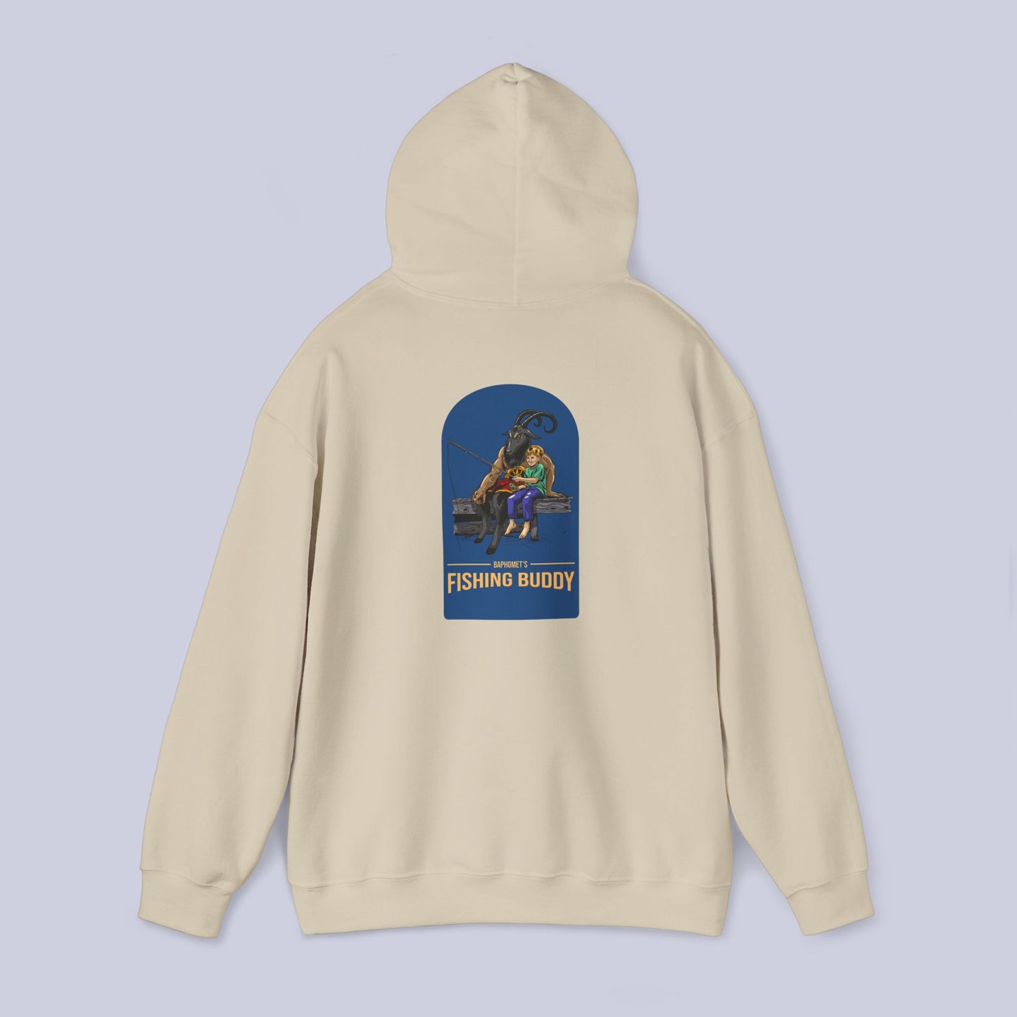 Baphomet's Fishing Buddy Pullover Hoodie