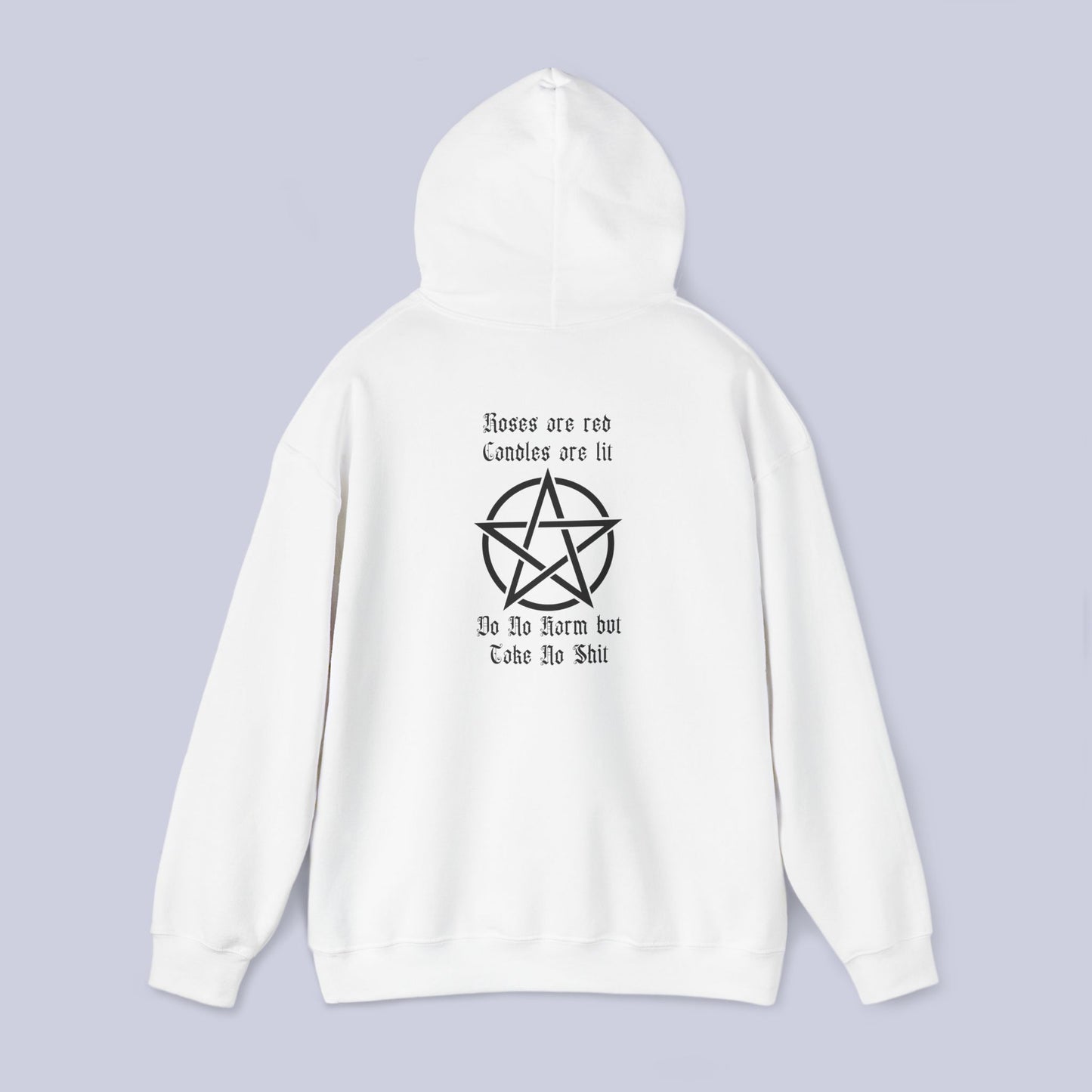 Roses are Red, Candles are Lit Pullover Hoodie