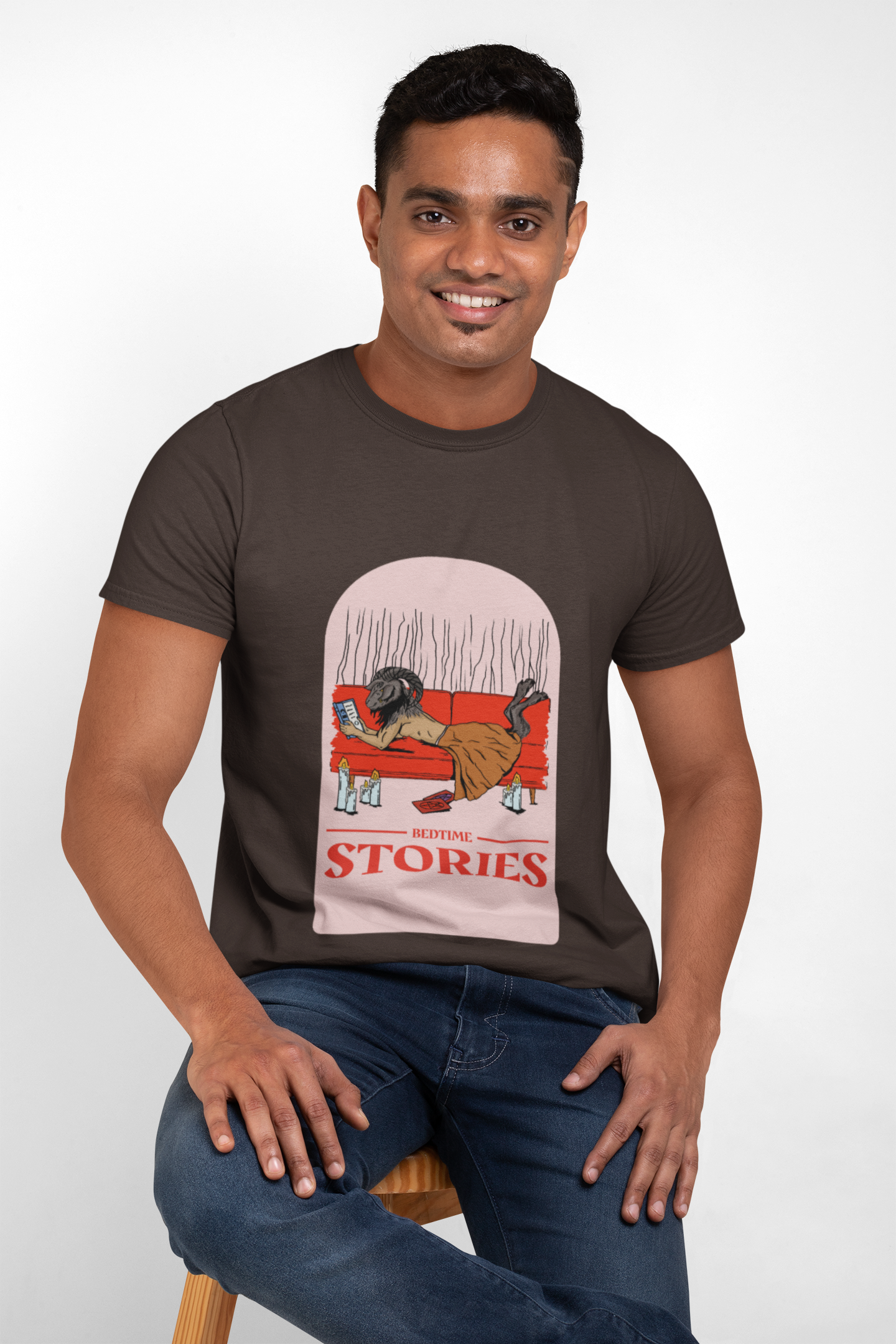 Bedtime Stories With Baphomet Men's Tee