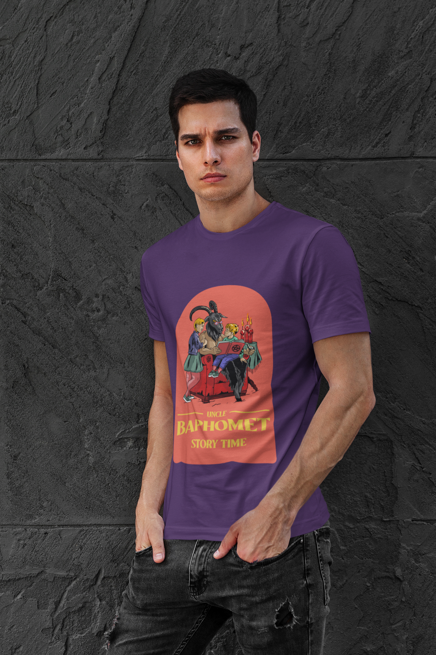 Uncle Baphomet's Story Time Men's Tee