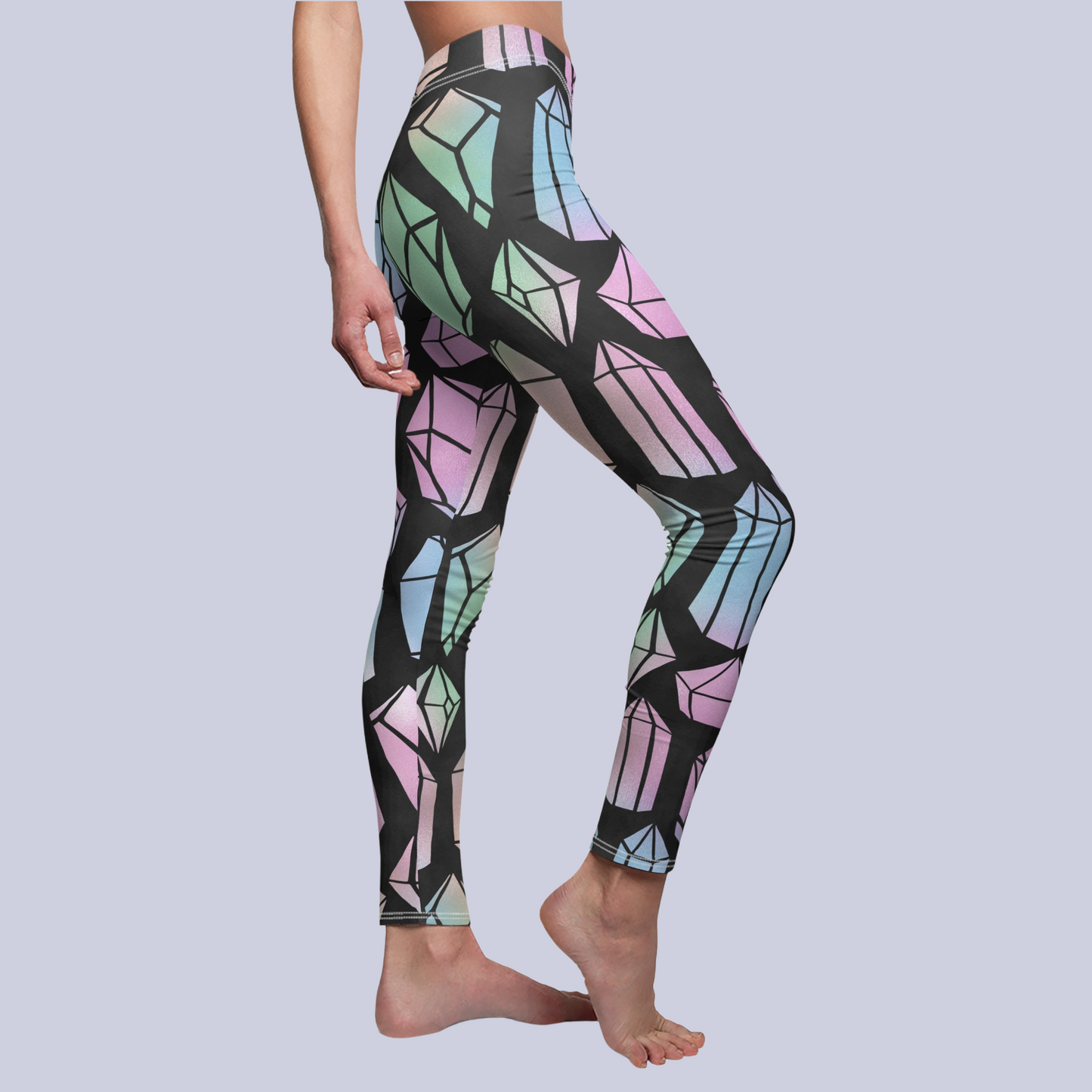 Colorful Crystal Women's Casual Leggings