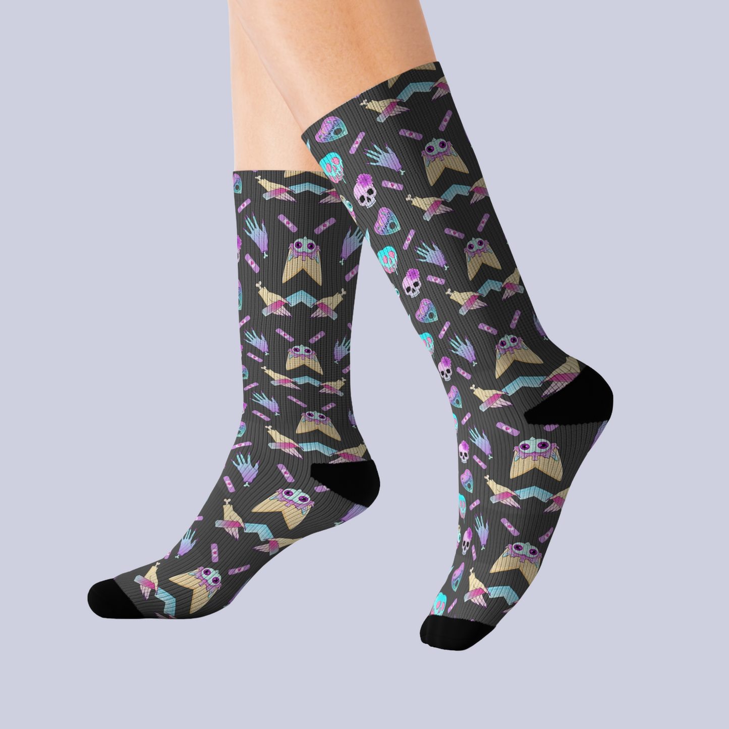 Hexed and Haunted Crew Socks