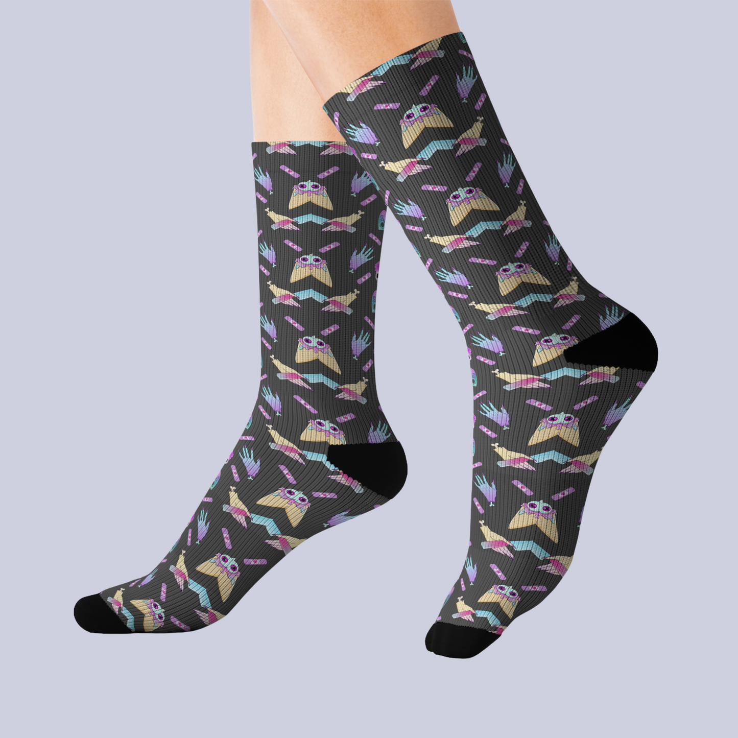 Hexed and Haunted Crew Socks