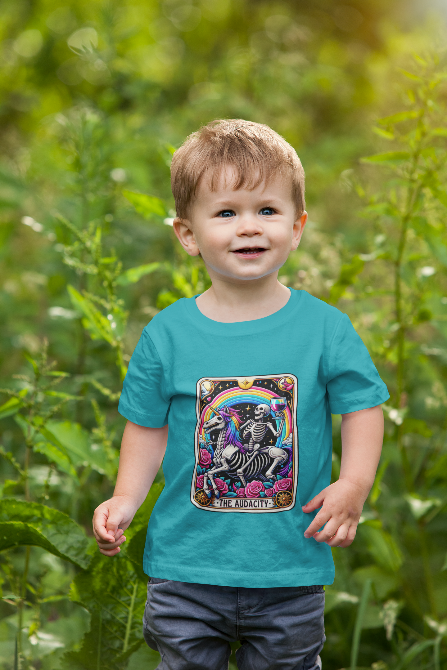 The Audacity Tarot Card Kid's Tee