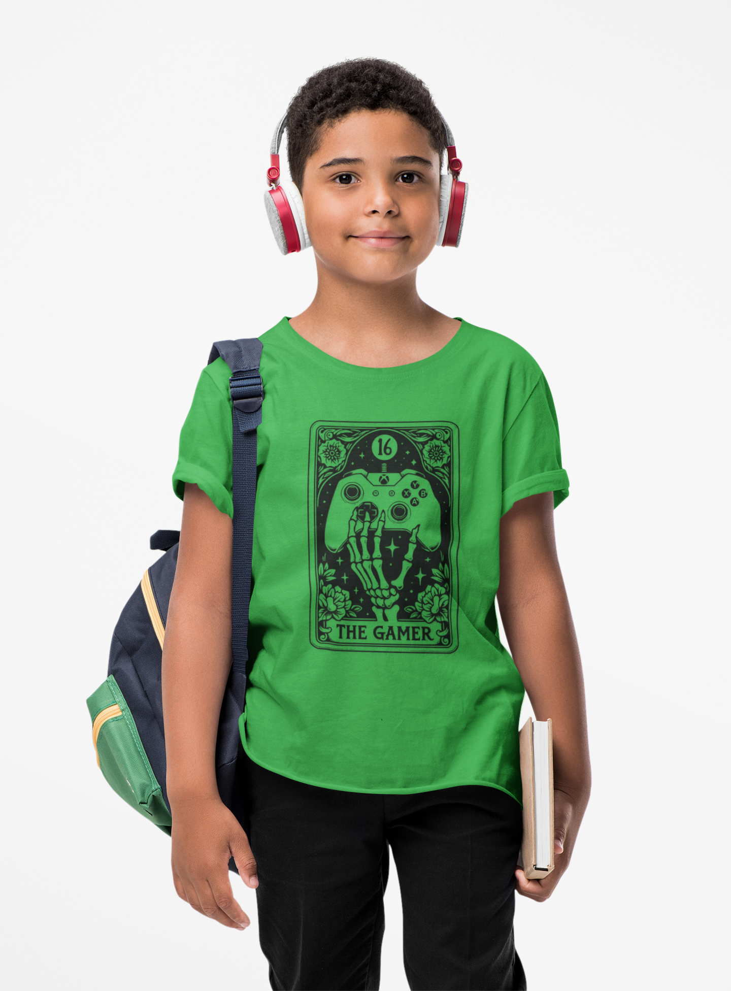 Gamer Tarot Card Kid's Tee