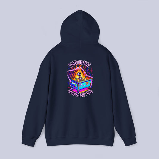 Emotional Dumpster Fire Pullover Hoodie