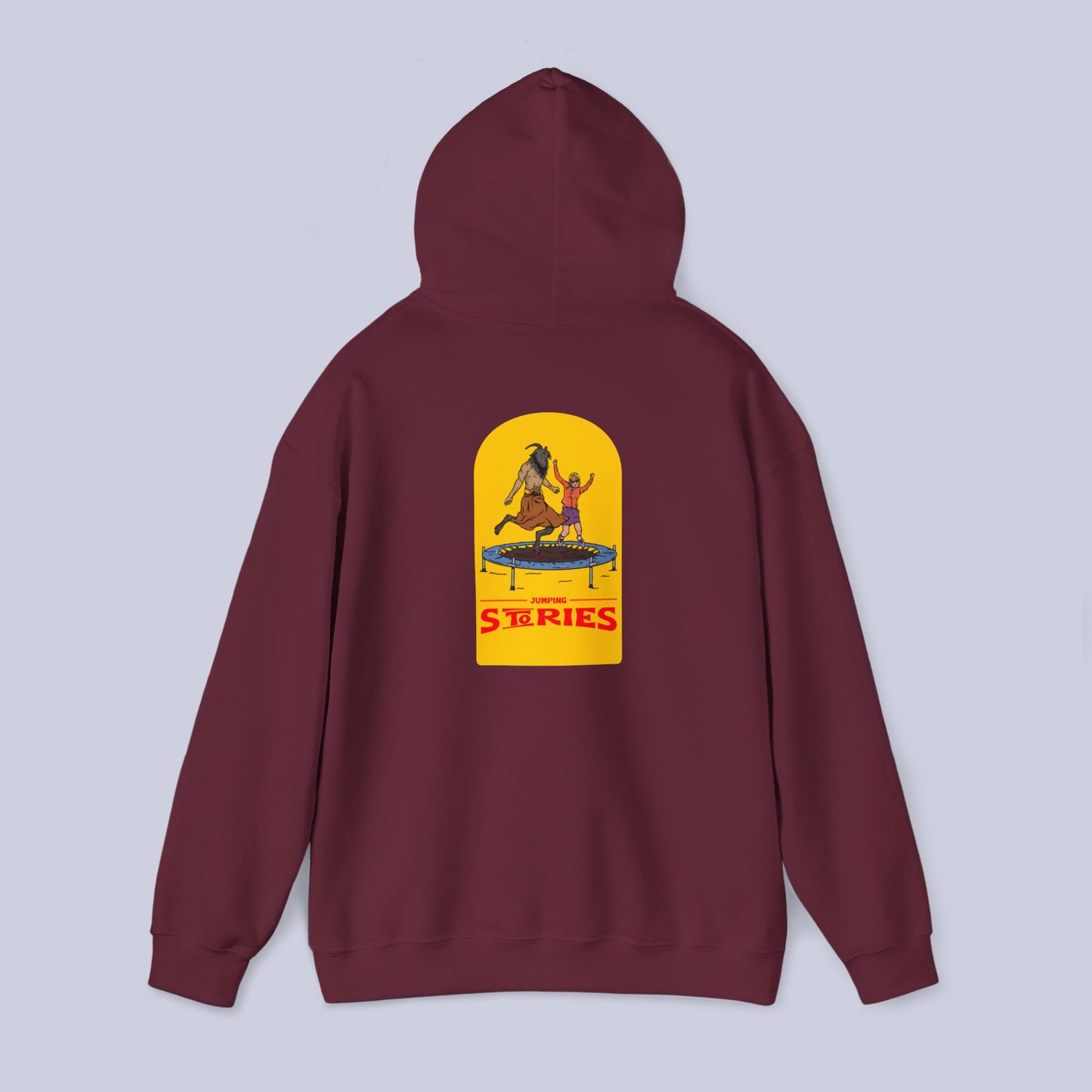 Baphomet Jumping Stories Pullover Hoodie