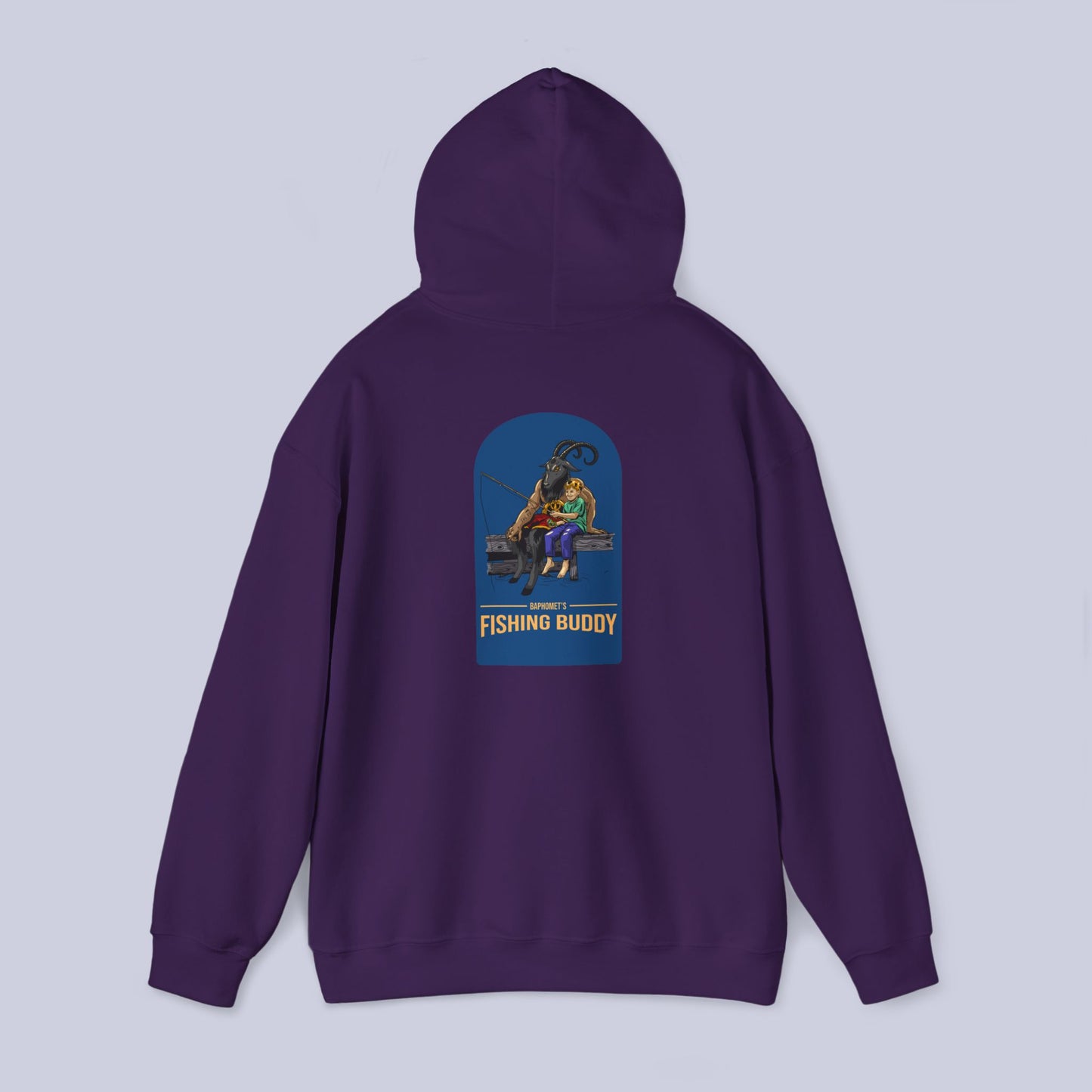 Baphomet's Fishing Buddy Pullover Hoodie