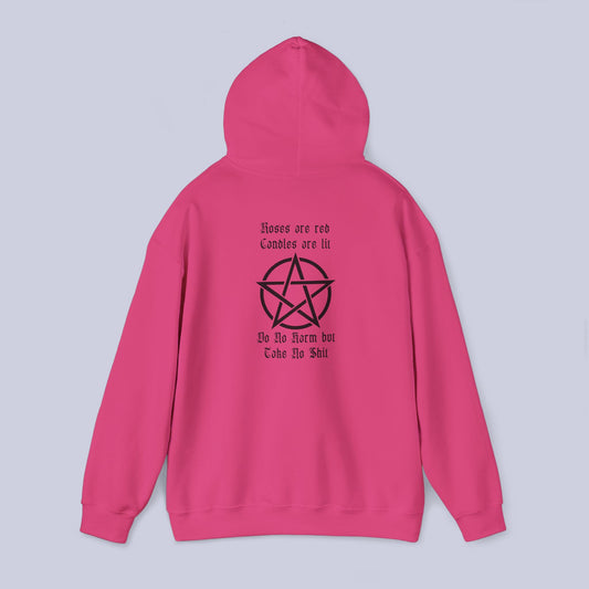 Roses are Red, Candles are Lit Pullover Hoodie