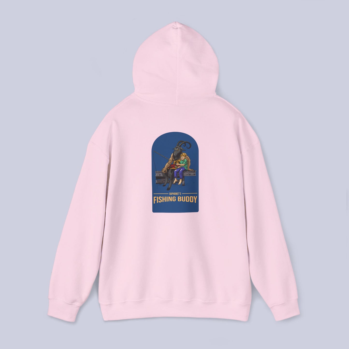 Baphomet's Fishing Buddy Pullover Hoodie