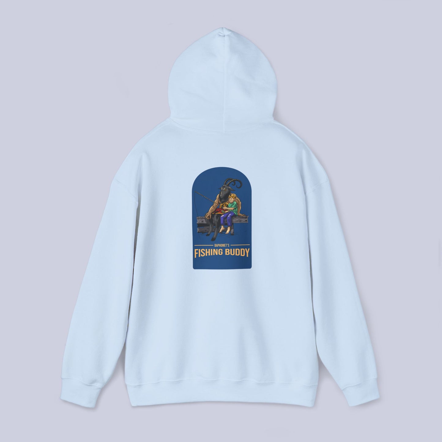 Baphomet's Fishing Buddy Pullover Hoodie