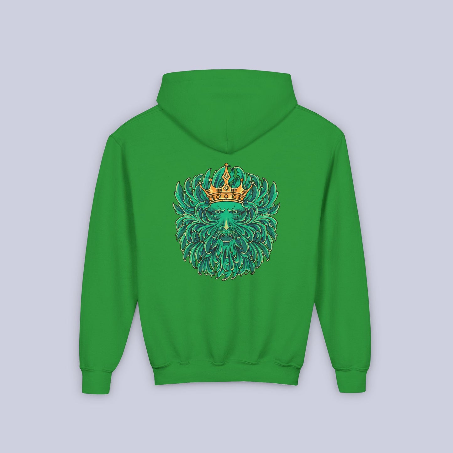 Green Man Kid's Hoodie