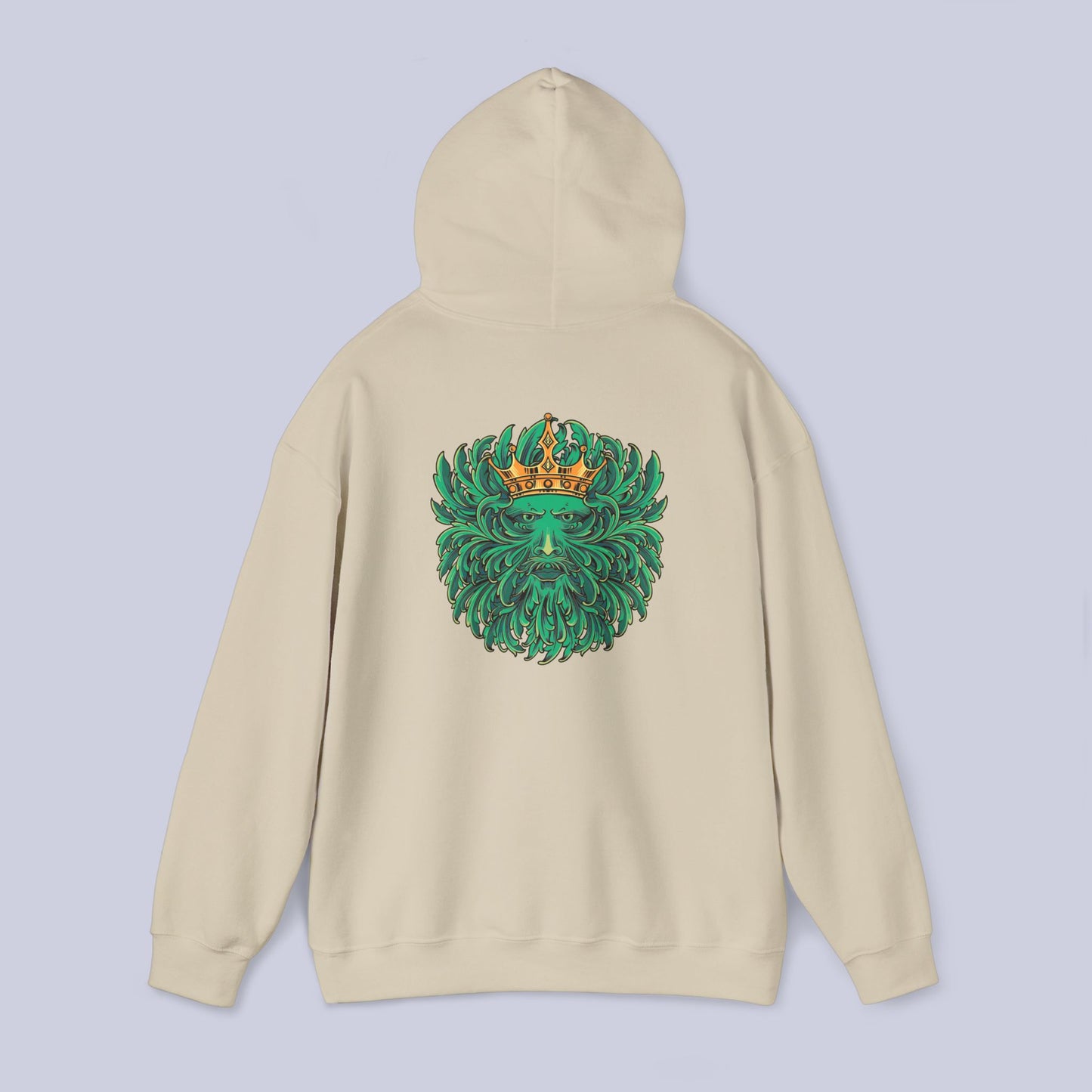 Green Man Pullover Hoodie