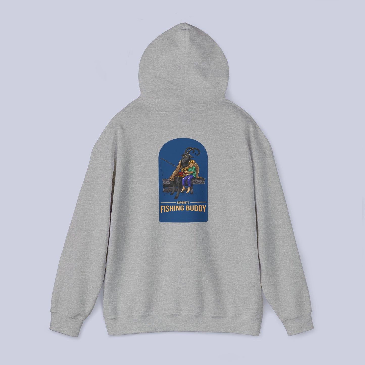 Baphomet's Fishing Buddy Pullover Hoodie