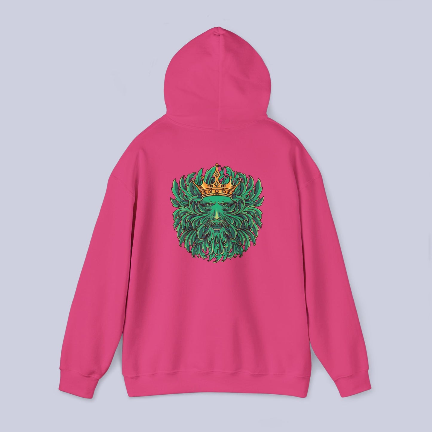 Green Man Pullover Hoodie