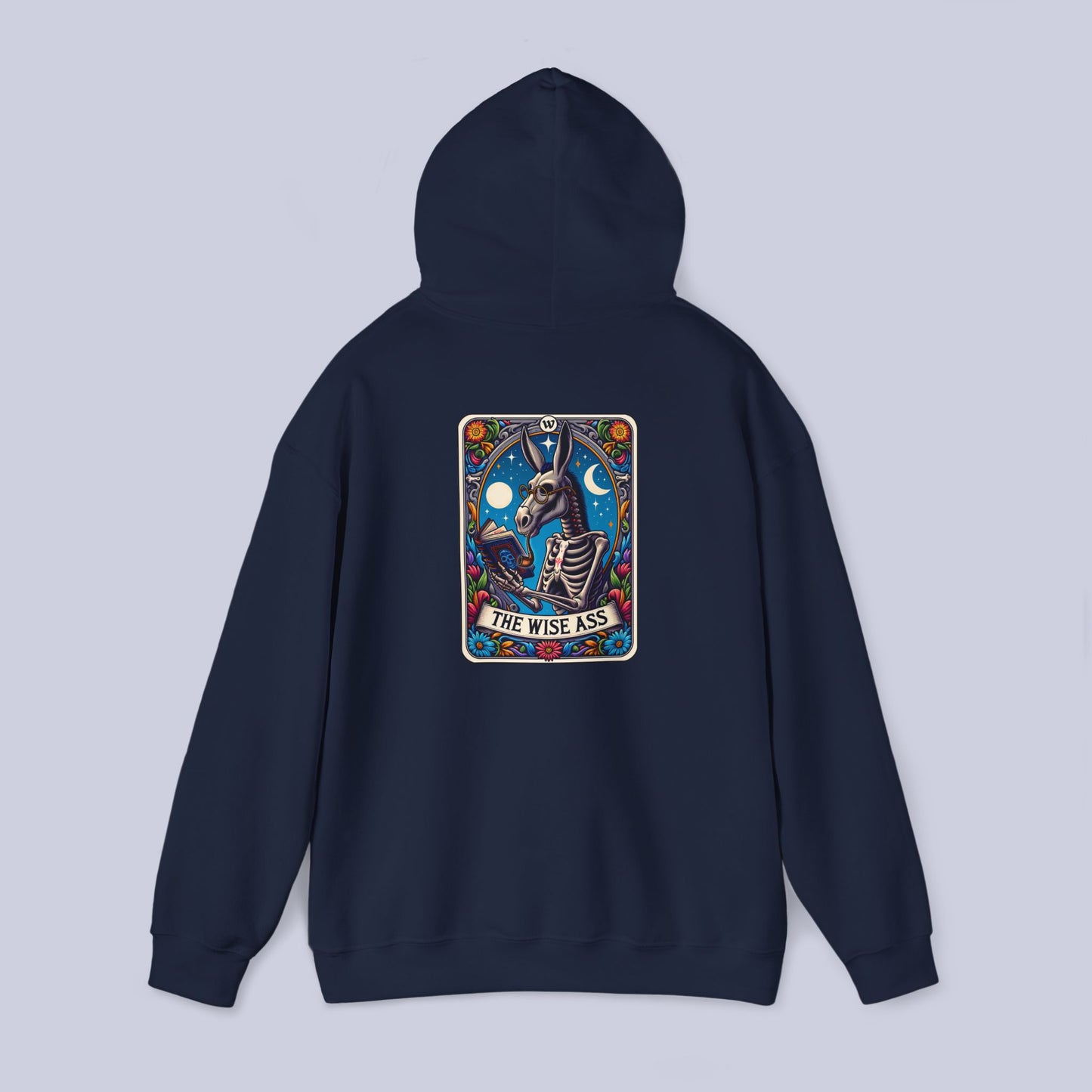 The Wise Ass Tarot Card Pullover Hoodie