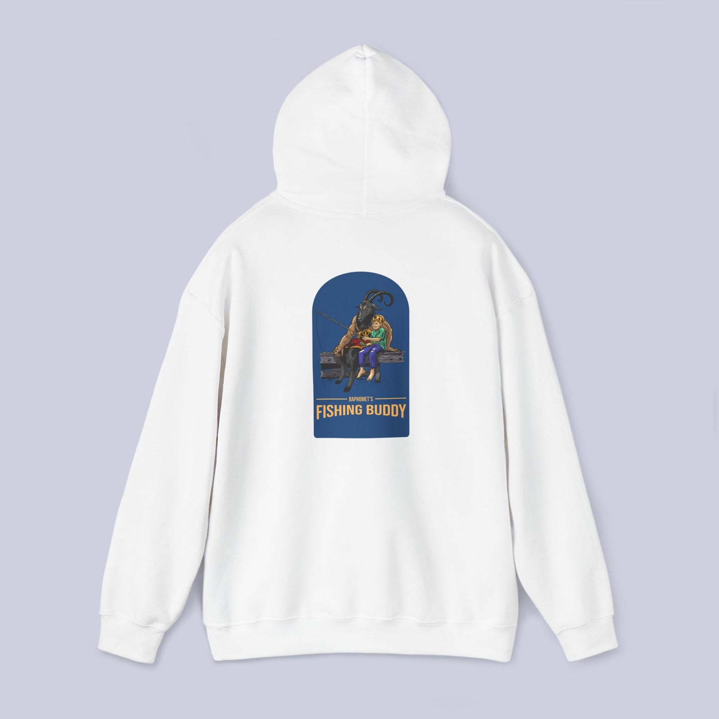 Baphomet's Fishing Buddy Pullover Hoodie